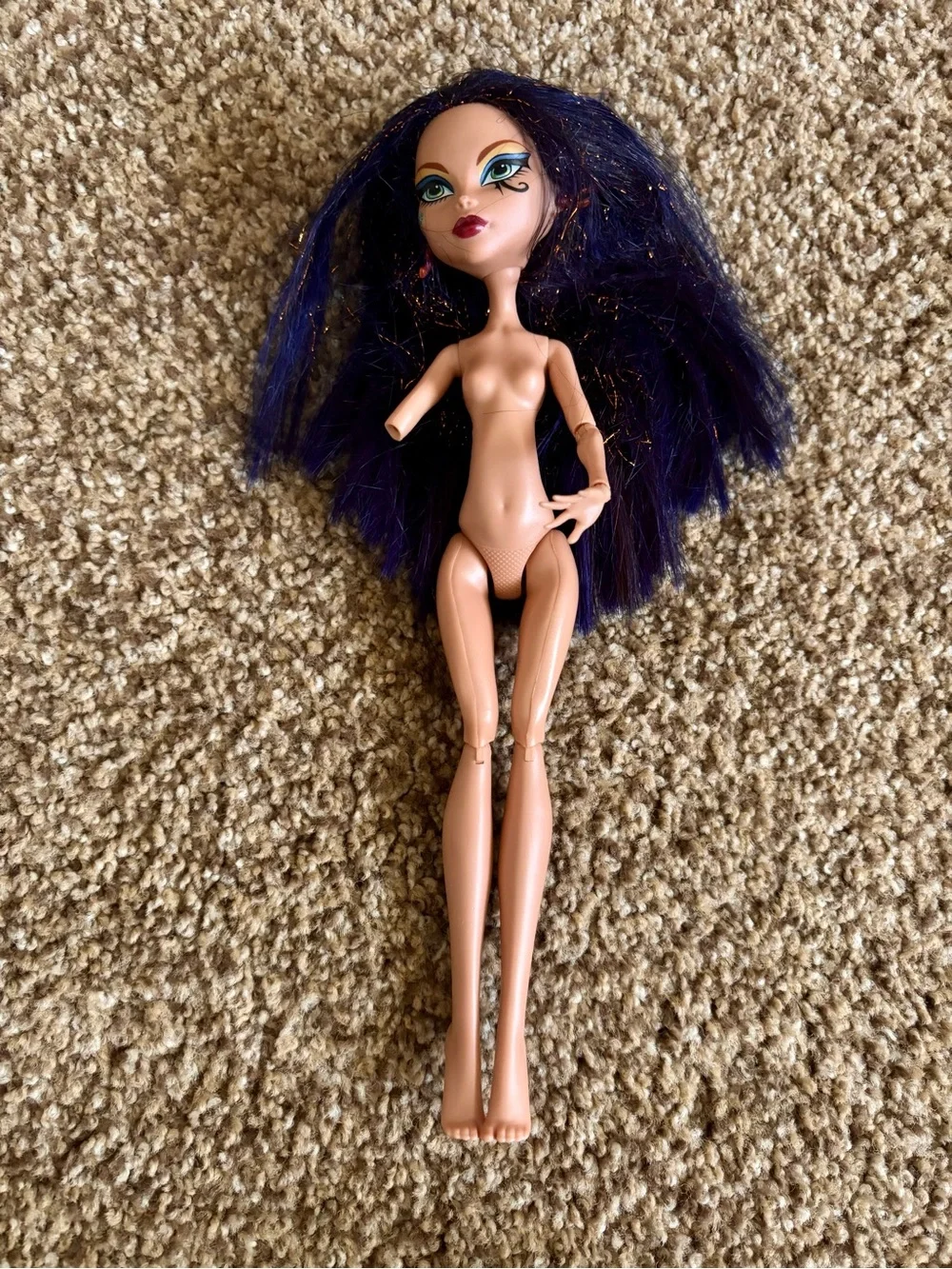 Monster High 2008 Cleo De Nile Doll Replacement Dress Missing part of arm/hand